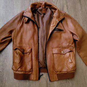 Gap Leather Jacket Bomber Sz. S - Worn Once